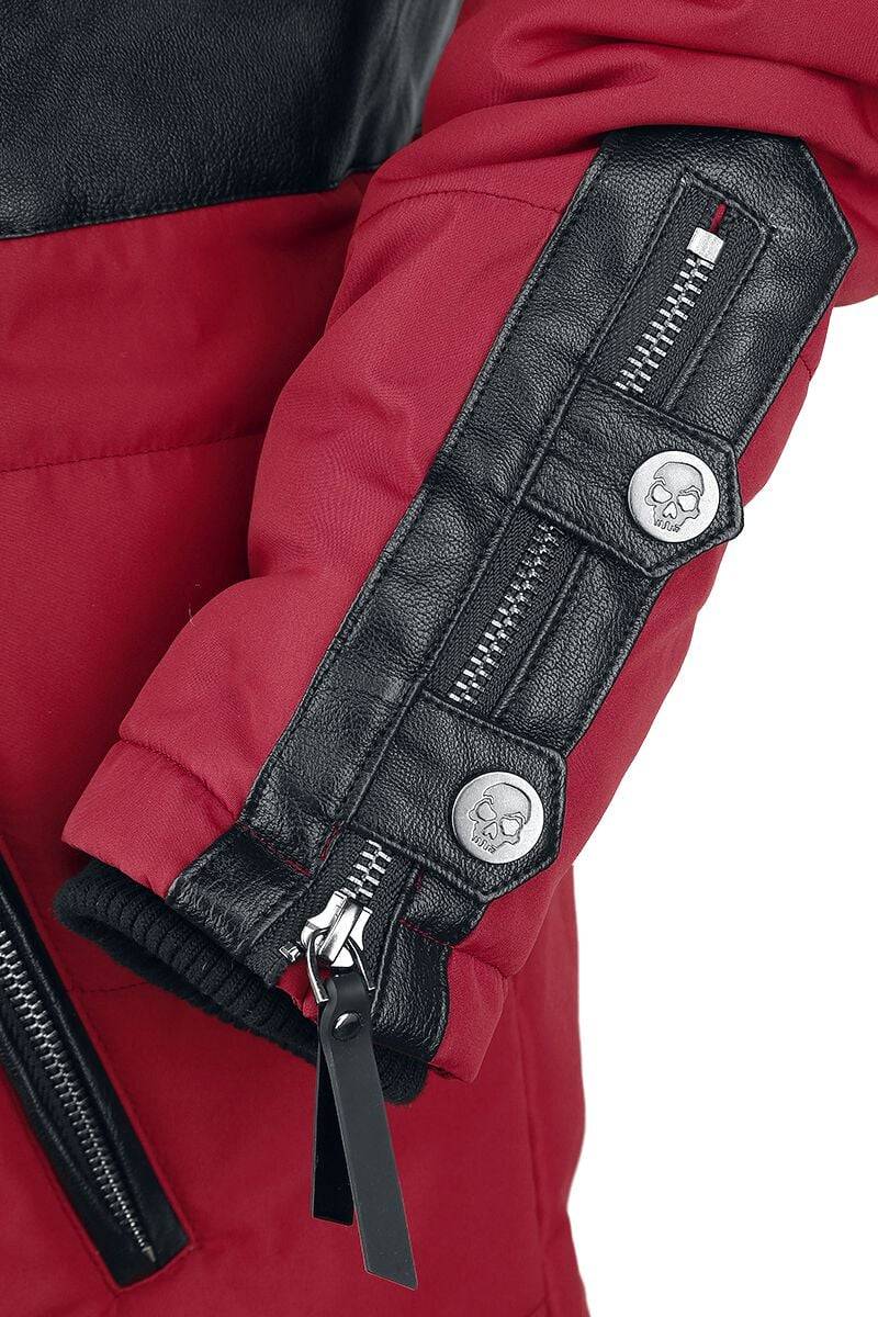 EMP Winterjacke Rot Von Rock Rebel By EMP