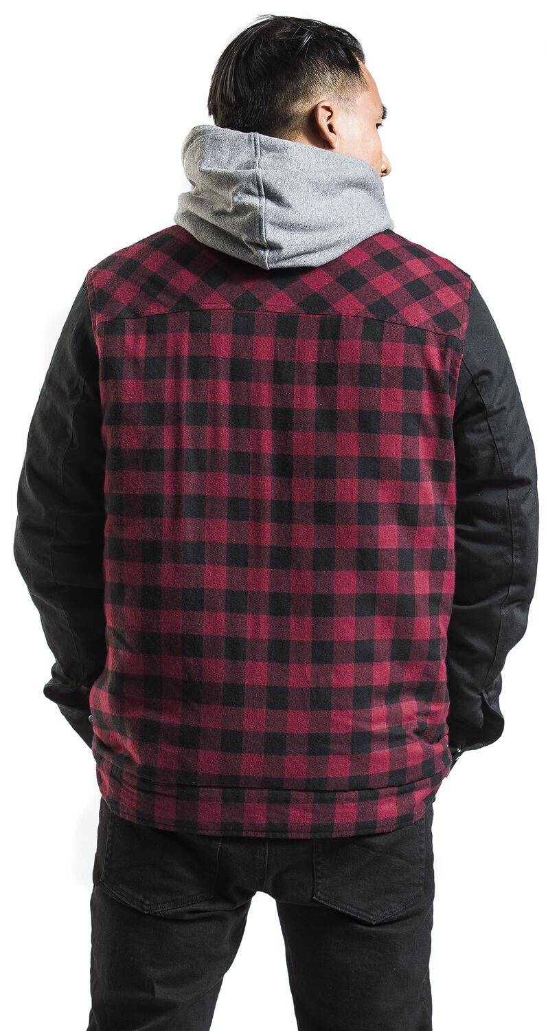 EMP Winterjacke Schwarz/rot Von RED By EMP