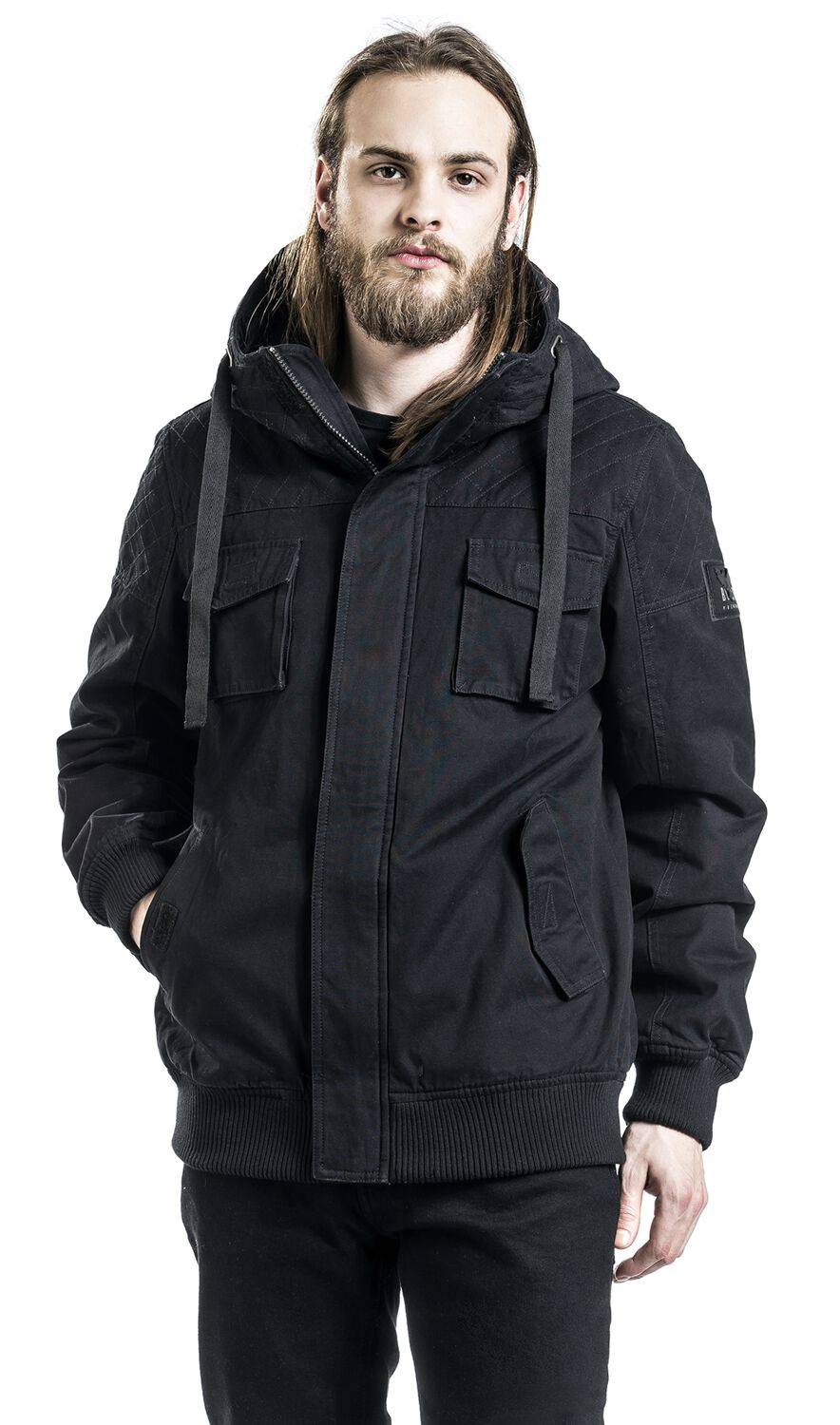 EMP Winterjacke Schwarz Von Black Premium By EMP