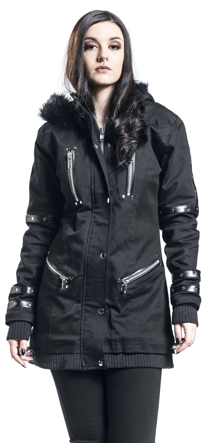 EMP Winterjacke Schwarz Von Gothicana By EMP