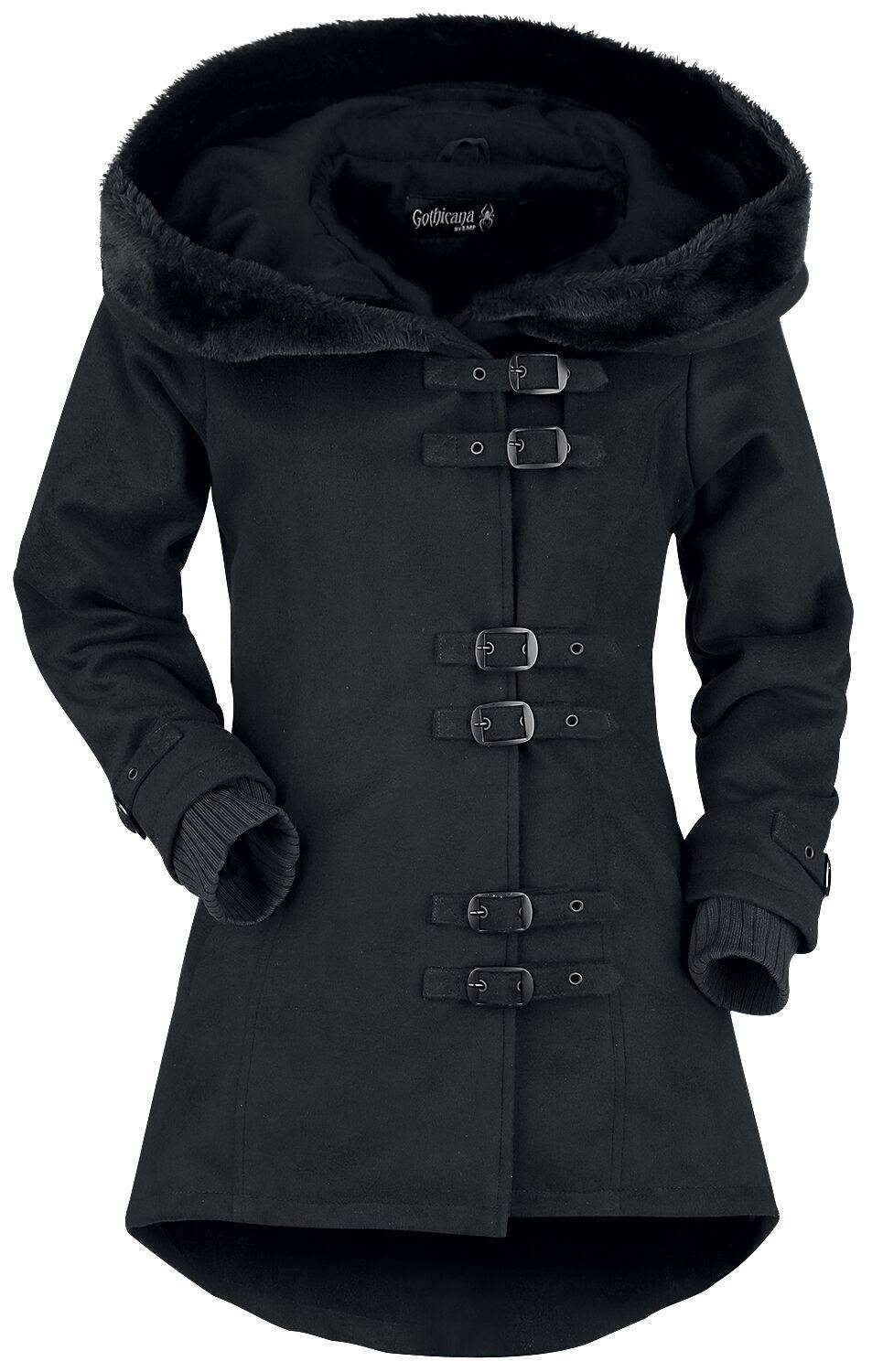EMP Winterjacke schwarz von Gothicana by EMP