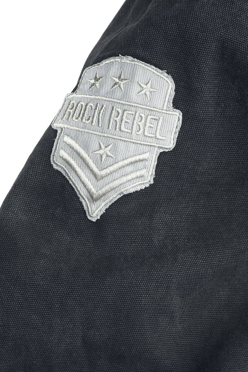 EMP Winterjacke Schwarz Von Rock Rebel By EMP