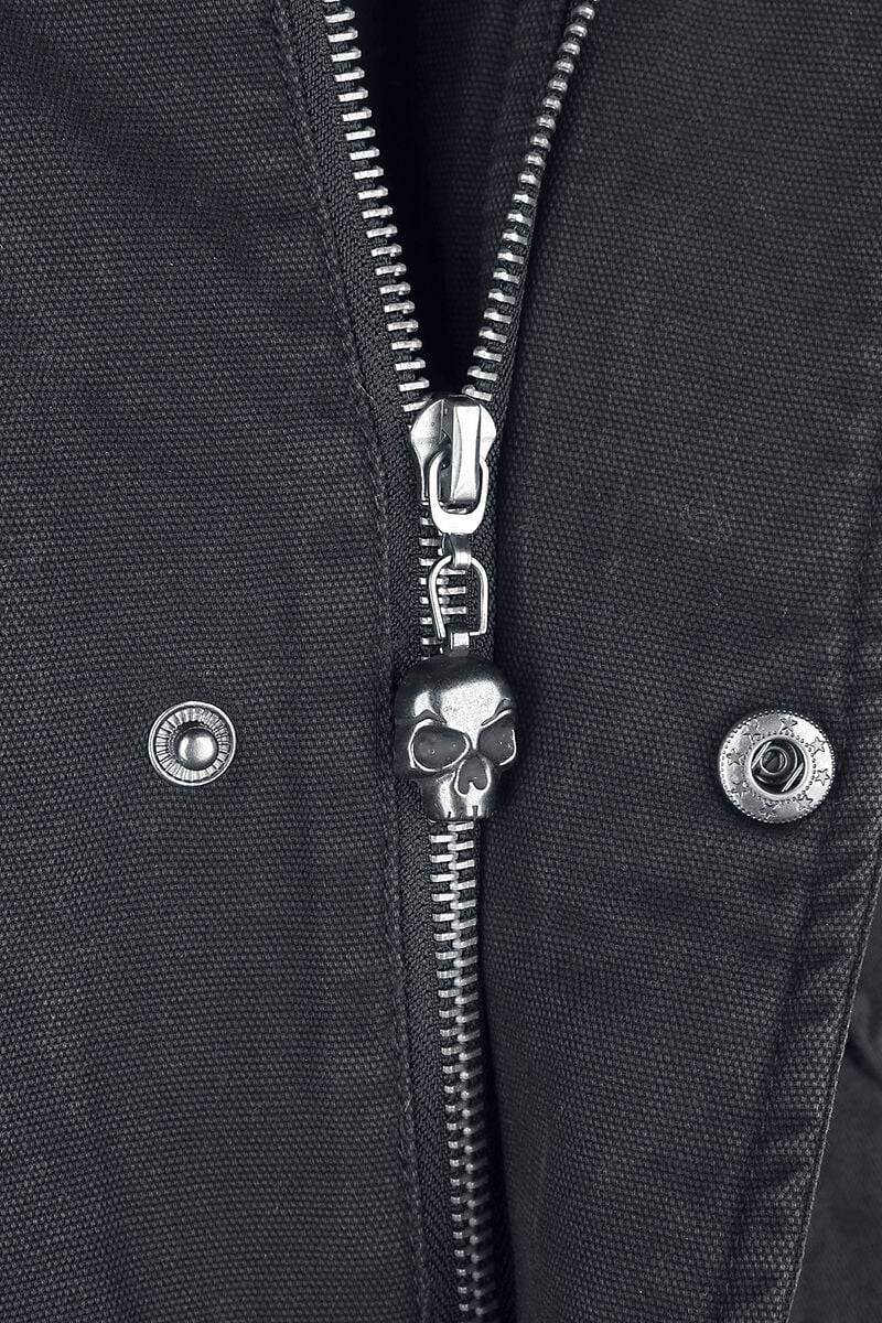EMP Winterjacke Schwarz Von Rock Rebel By EMP