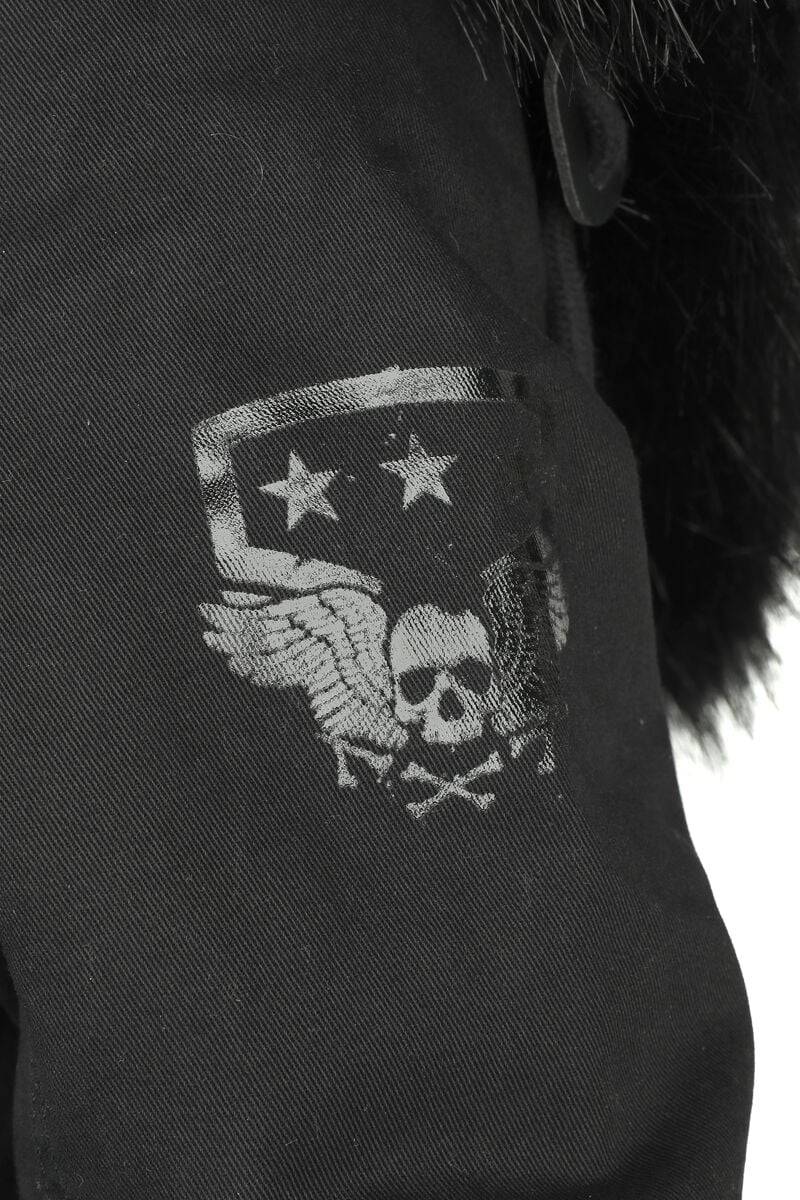 EMP Winterjacke Schwarz Von Rock Rebel By EMP