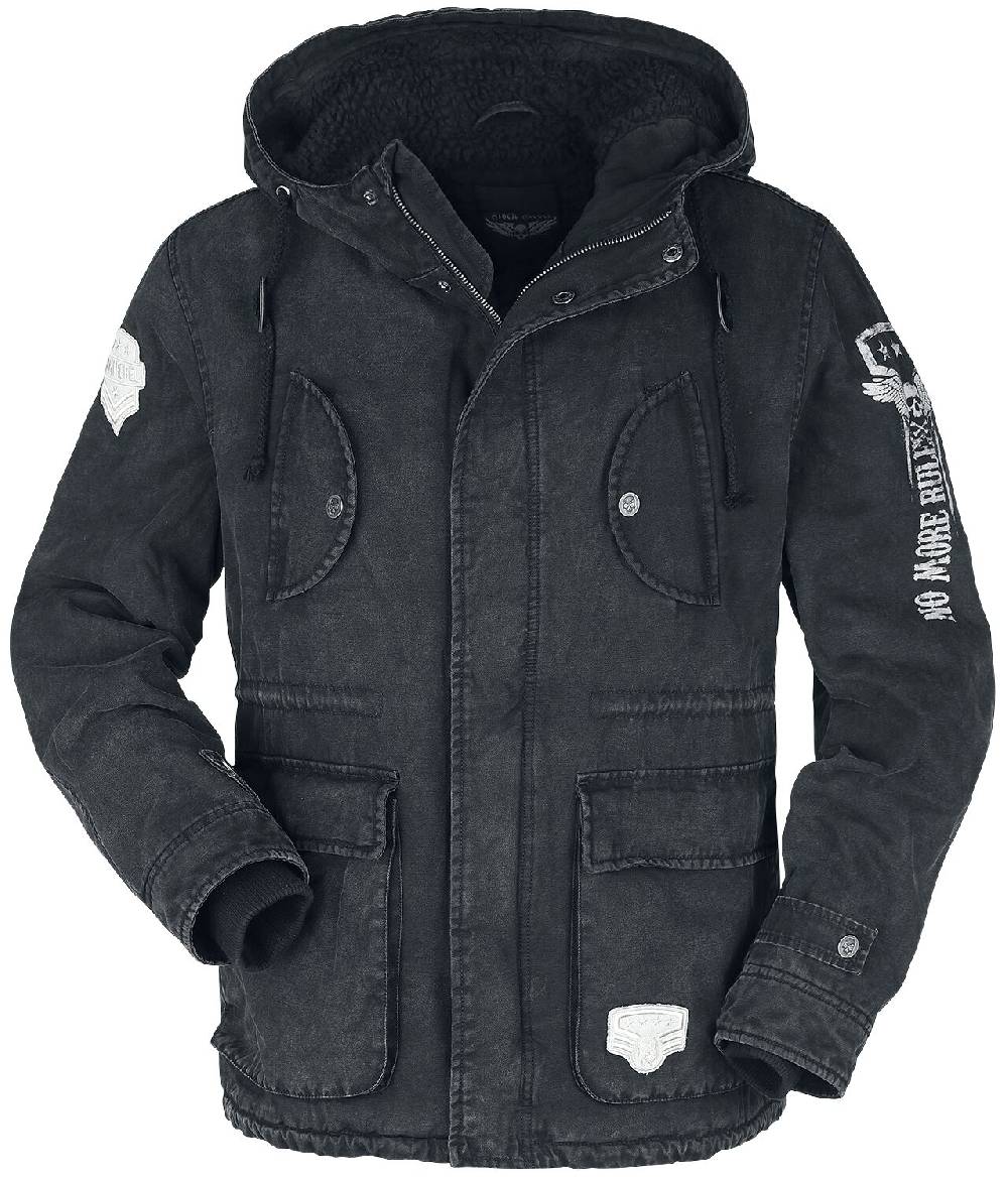 EMP Winterjacke schwarz von Rock Rebel by EMP