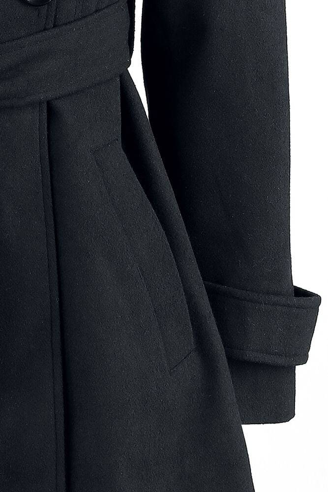 EMP Wintermantel Schwarz Von Black Premium By EMP