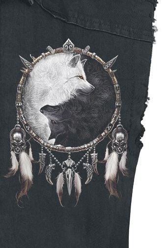 EMP "Wolf Chi" Kurzarmhemd Schwarz Von Spiral