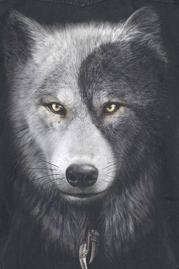 EMP "Wolf Chi" Kurzarmhemd Schwarz Von Spiral