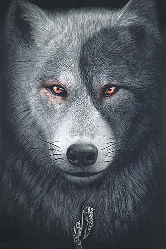 EMP "Wolf Chi" T-Shirt Schwarz Von Spiral