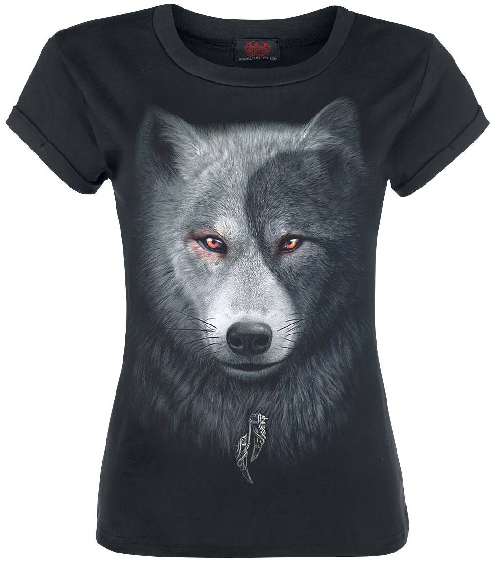 EMP "Wolf Chi" T-Shirt schwarz von Spiral