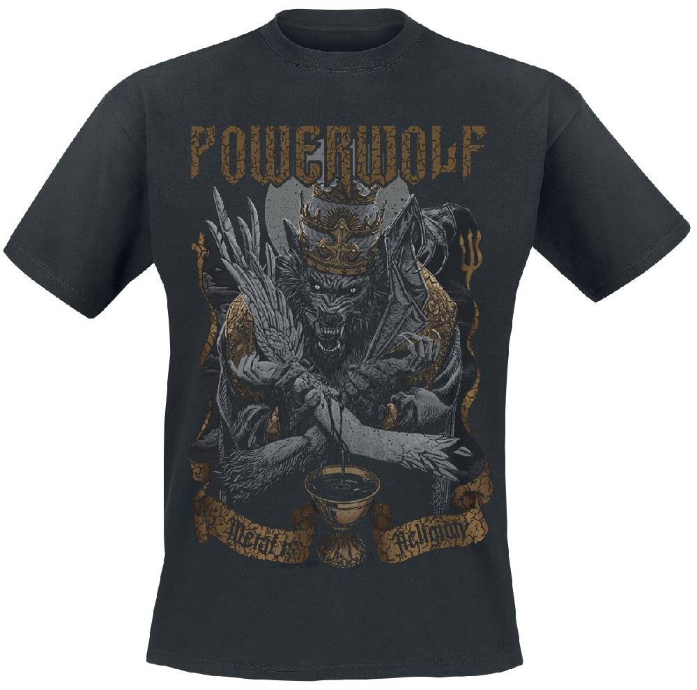 EMP "Wolf vs Angel" T-Shirt schwarz von Powerwolf