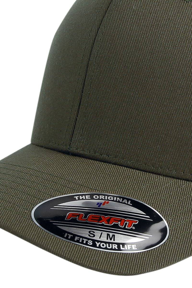 EMP "Wooly Combed" Cap Oliv Von Flexfit