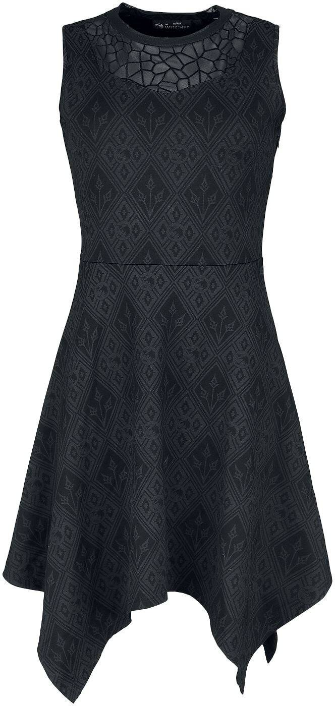 EMP "Yennefer" Kurzes Kleid schwarz von The Witcher