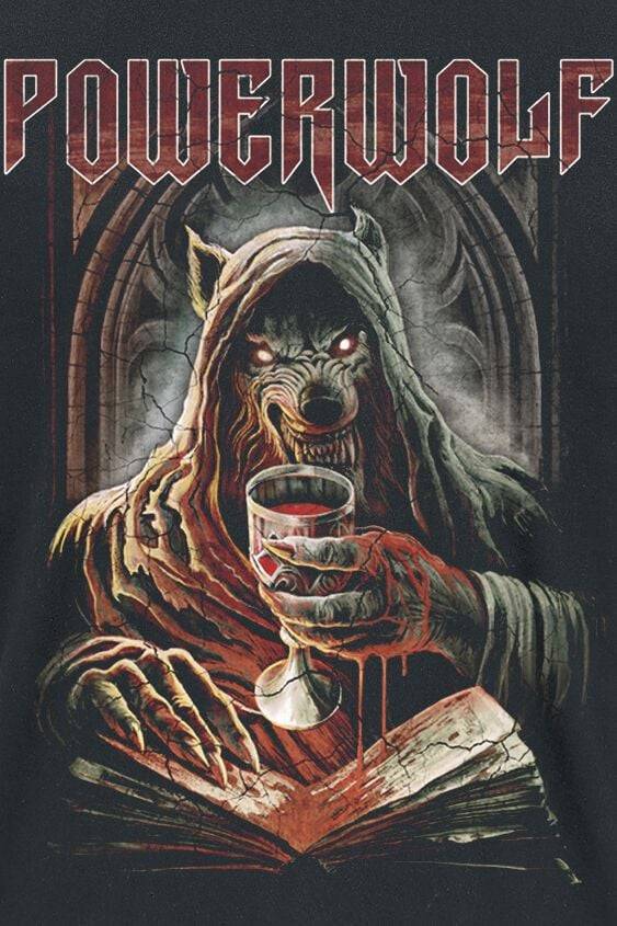 EMP "Your Blood" T-Shirt Schwarz Von Powerwolf