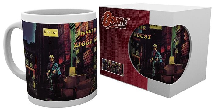 EMP "Ziggy Stardust" Tasse weiß von David Bowie