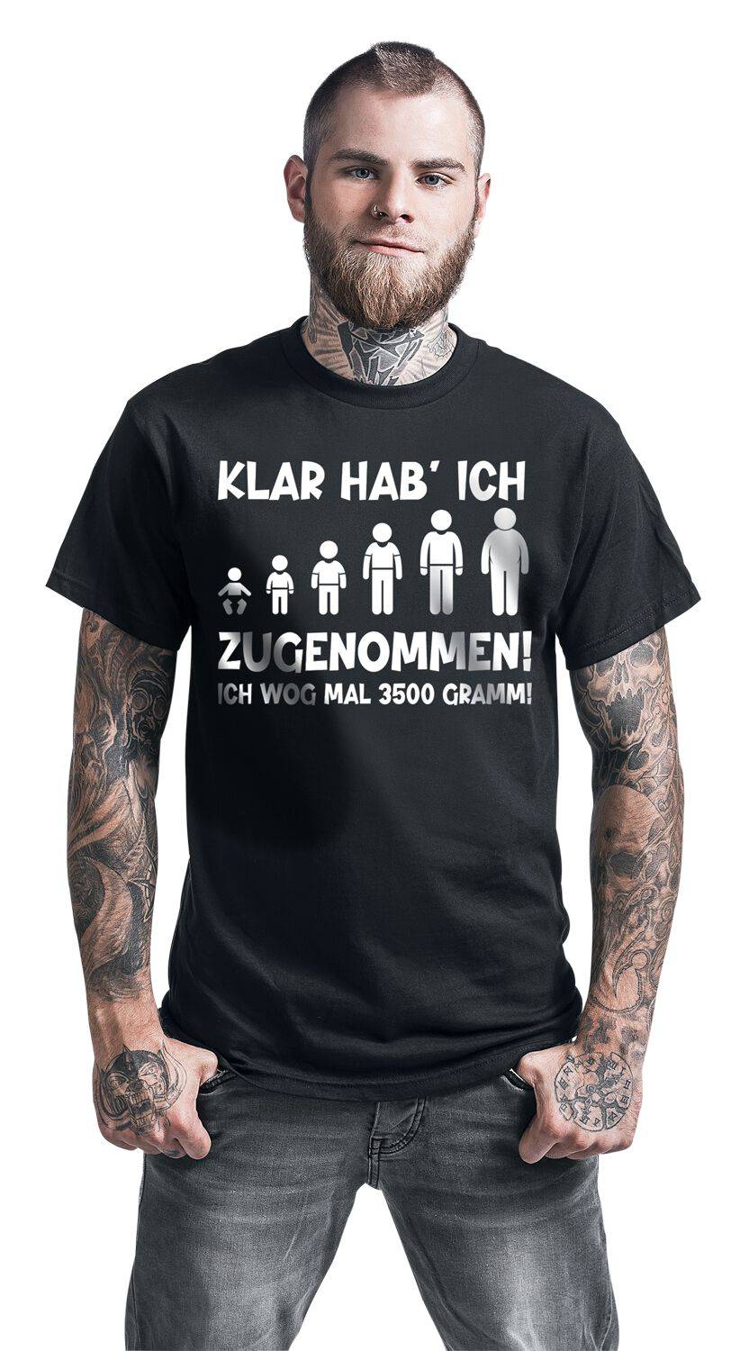 EMP "Zugenommen!" T-Shirt Schwarz Von Sprüche