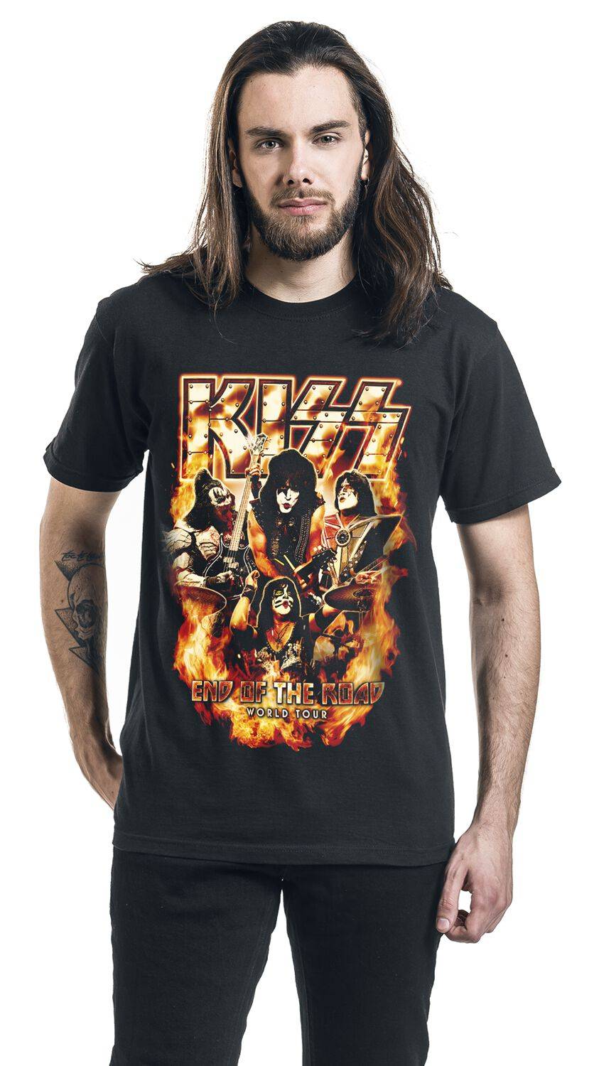 EMP "EOTR Tour 2023 On Fire" T-Shirt Schwarz Von Kiss