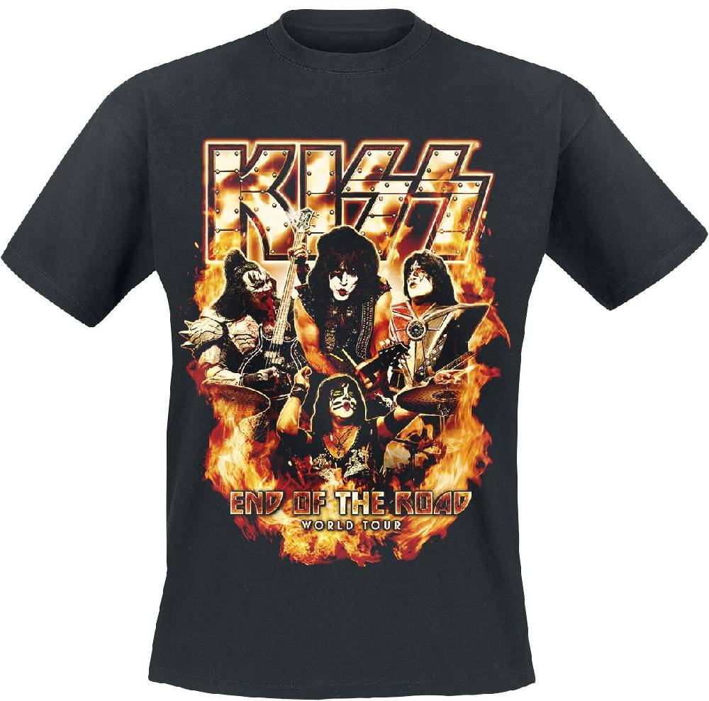 EMP "EOTR Tour 2023 On Fire" T-Shirt schwarz von Kiss