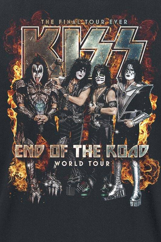 EMP "EOTR World Tour Burning" T-Shirt Schwarz Von Kiss