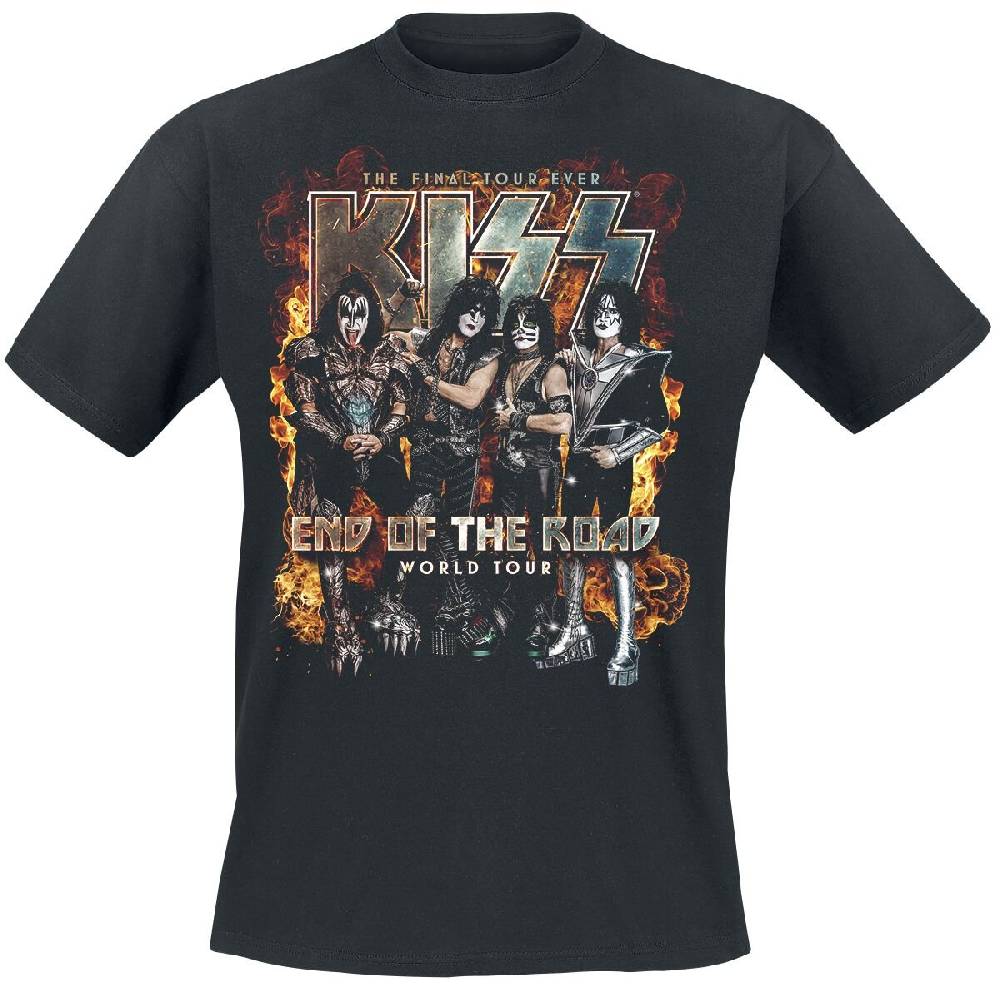 EMP "EOTR World Tour Burning" T-Shirt schwarz von Kiss