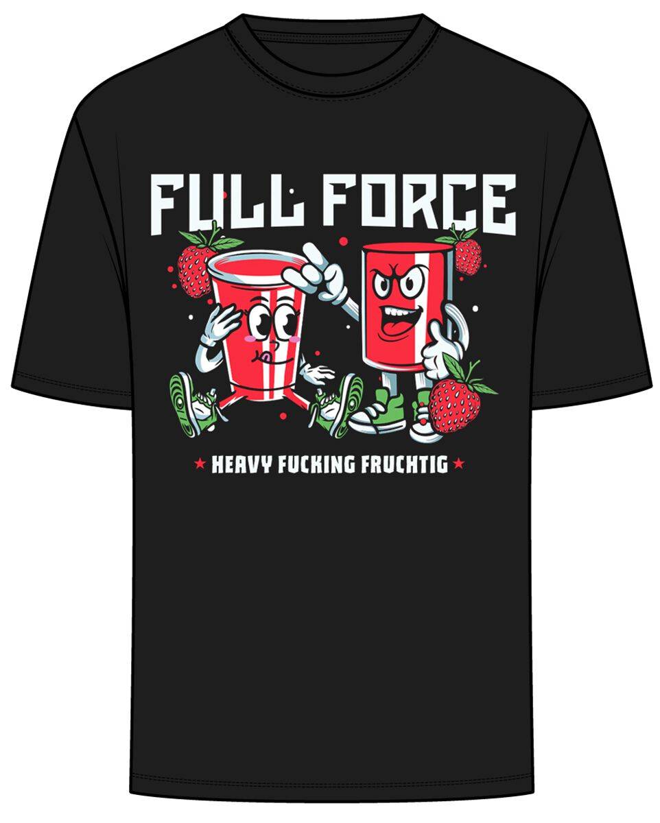 EMP "Erdbeerbowle" T-Shirt schwarz von Full Force 2024