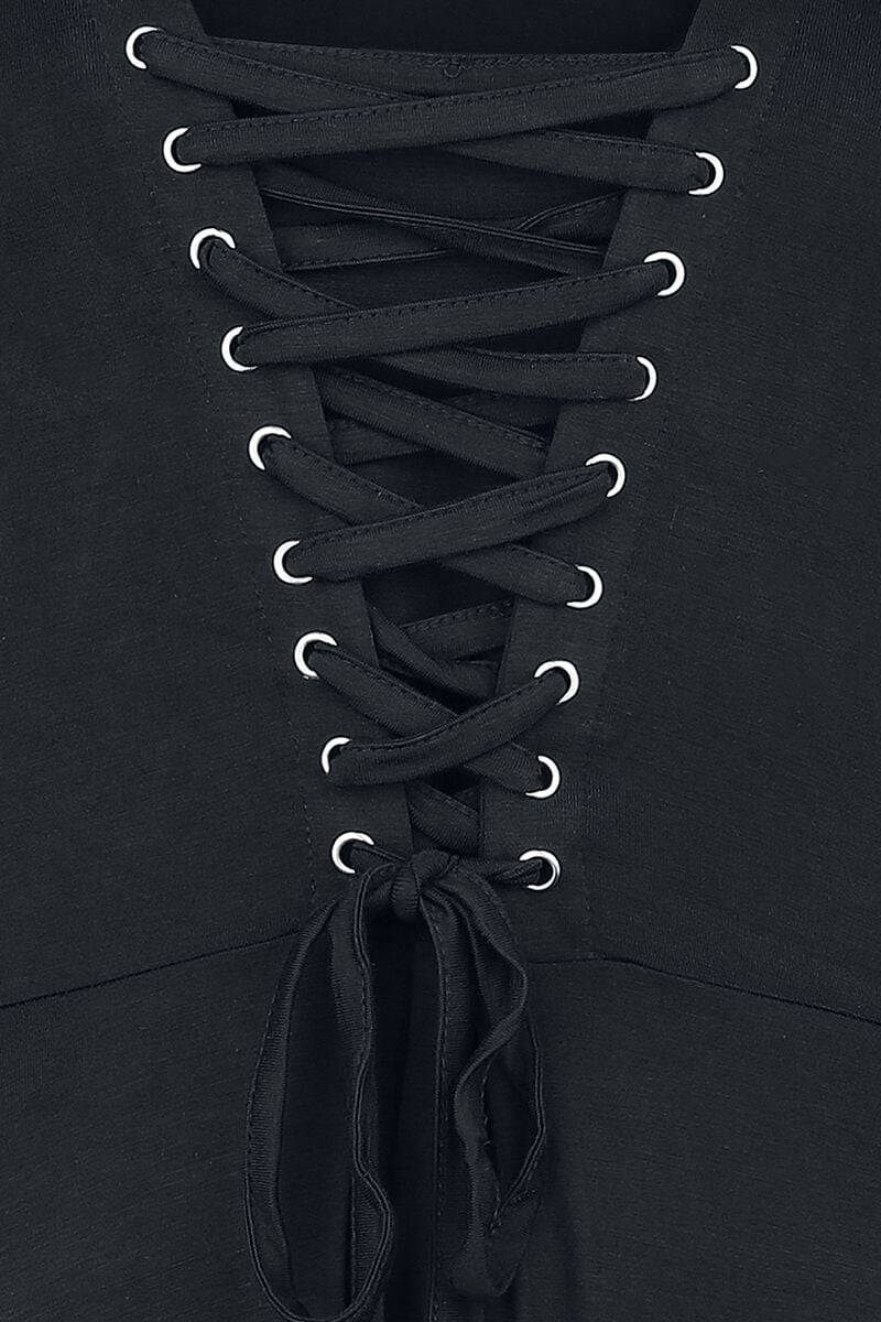 EMP "Euanthe Dress" Kurzes Kleid Schwarz Von Innocent
