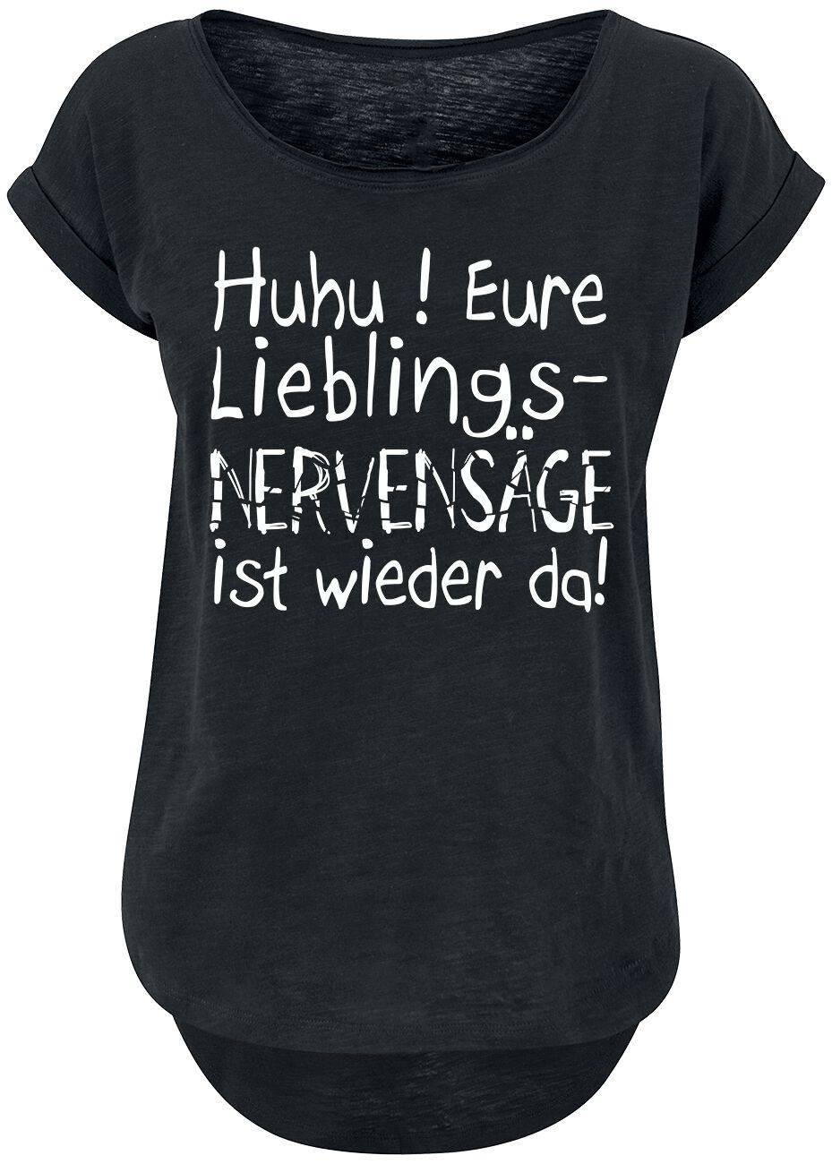 EMP "Eure Lieblingsnervensäge ist wieder da!" T-Shirt schwarz von Sprüche