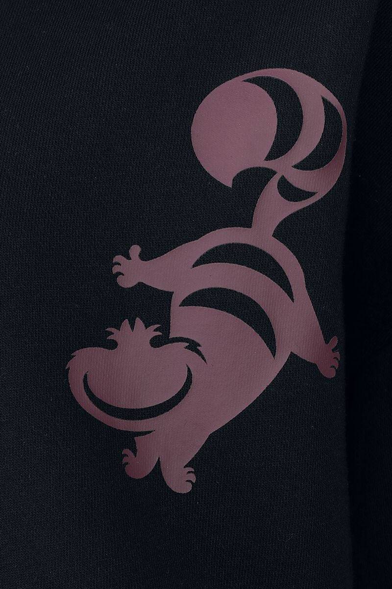 EMP "Everyone Here Is Mad" Kapuzenpullover Schwarz/lila Von Alice Im Wunderland