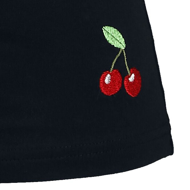 EMP "Evie Shirt Plaid" T-Shirt Schwarz/weiß Von Pussy Deluxe