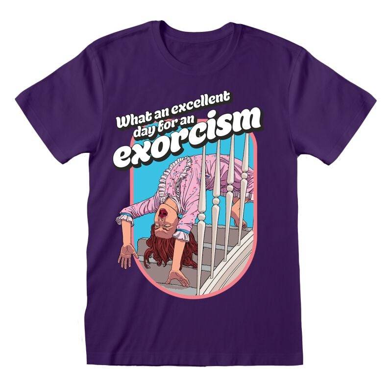 EMP "Excellent Day For An Exorcism" T-Shirt purple von The Exorcist
