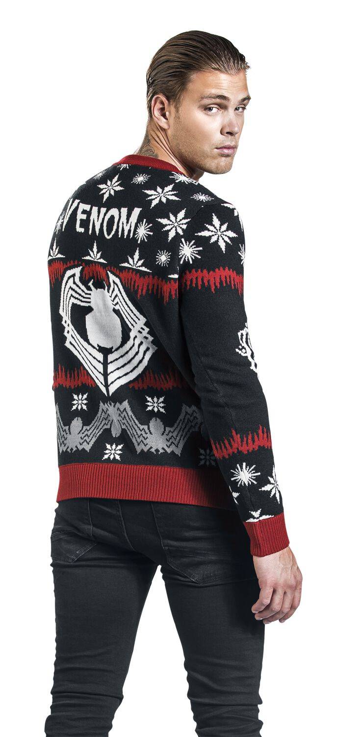 EMP "Face" Weihnachtspullover Multicolor Von Venom (Marvel)