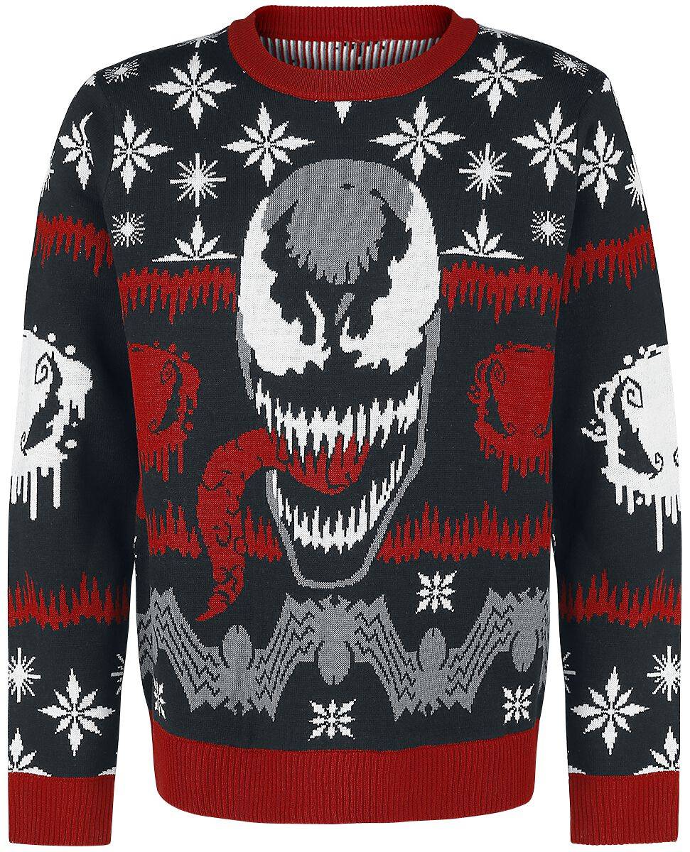 EMP "Face" Weihnachtspullover multicolor von Venom (Marvel)