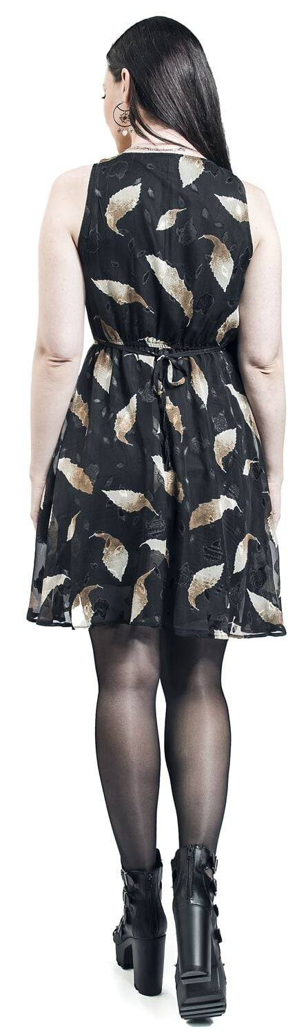 EMP "Fallen Leaves Dress" Kurzes Kleid Multicolor Von Innocent