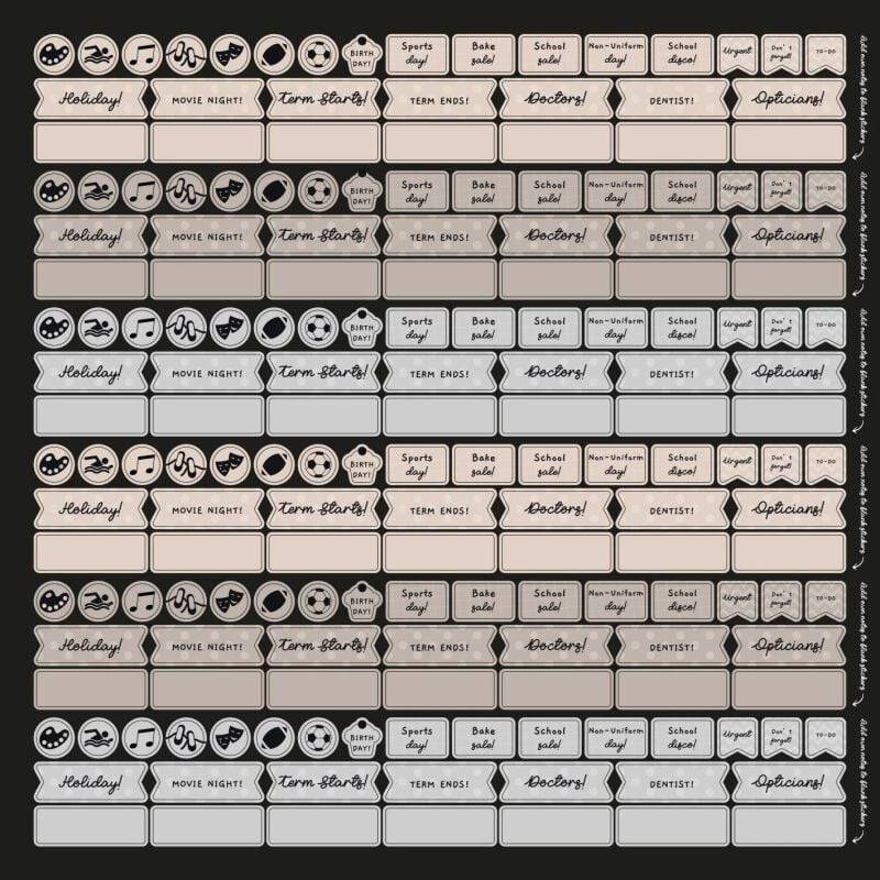 EMP "Familienkalender - 2025" Kalenderbuch Multicolor Von Micky Maus