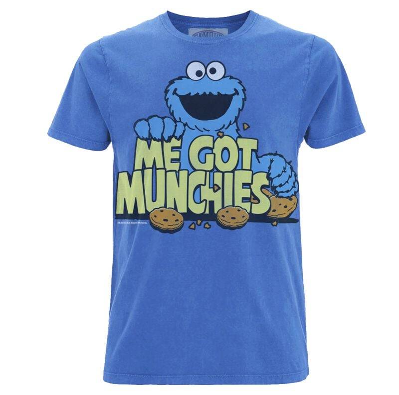 EMP "Famous Forever - Me Got Munchies" T-Shirt blau von Sesamstraße