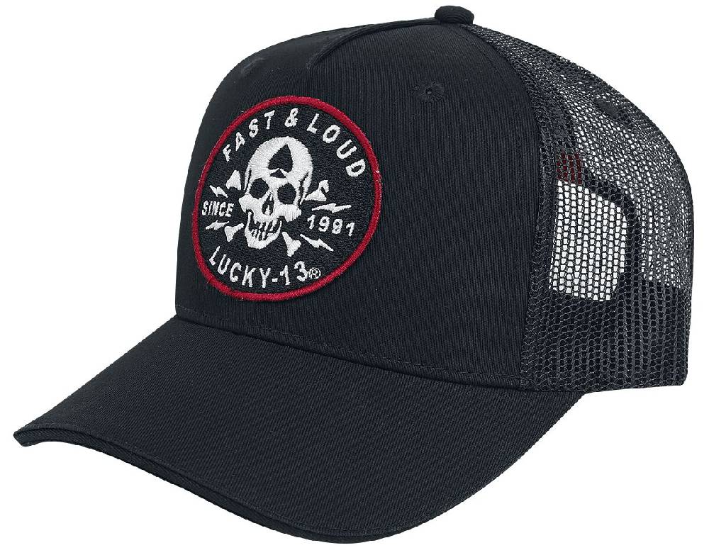 EMP "Fast and Loud Trucker Cap" Cap schwarz von Lucky 13