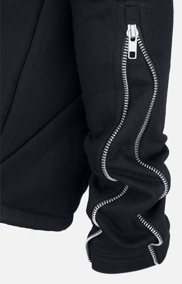 EMP "Faustus Top" Kapuzenpullover Schwarz Von Vixxsin