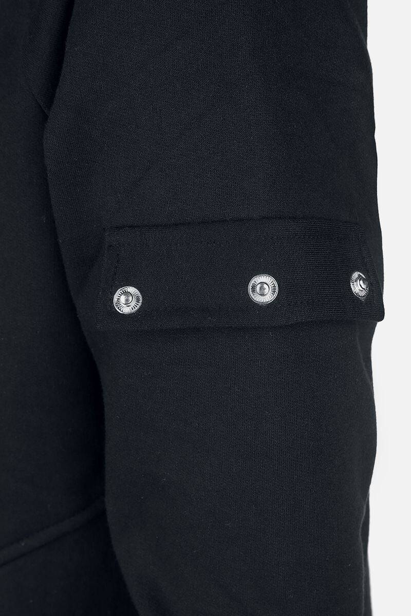 EMP "Faustus Top" Kapuzenpullover Schwarz Von Vixxsin