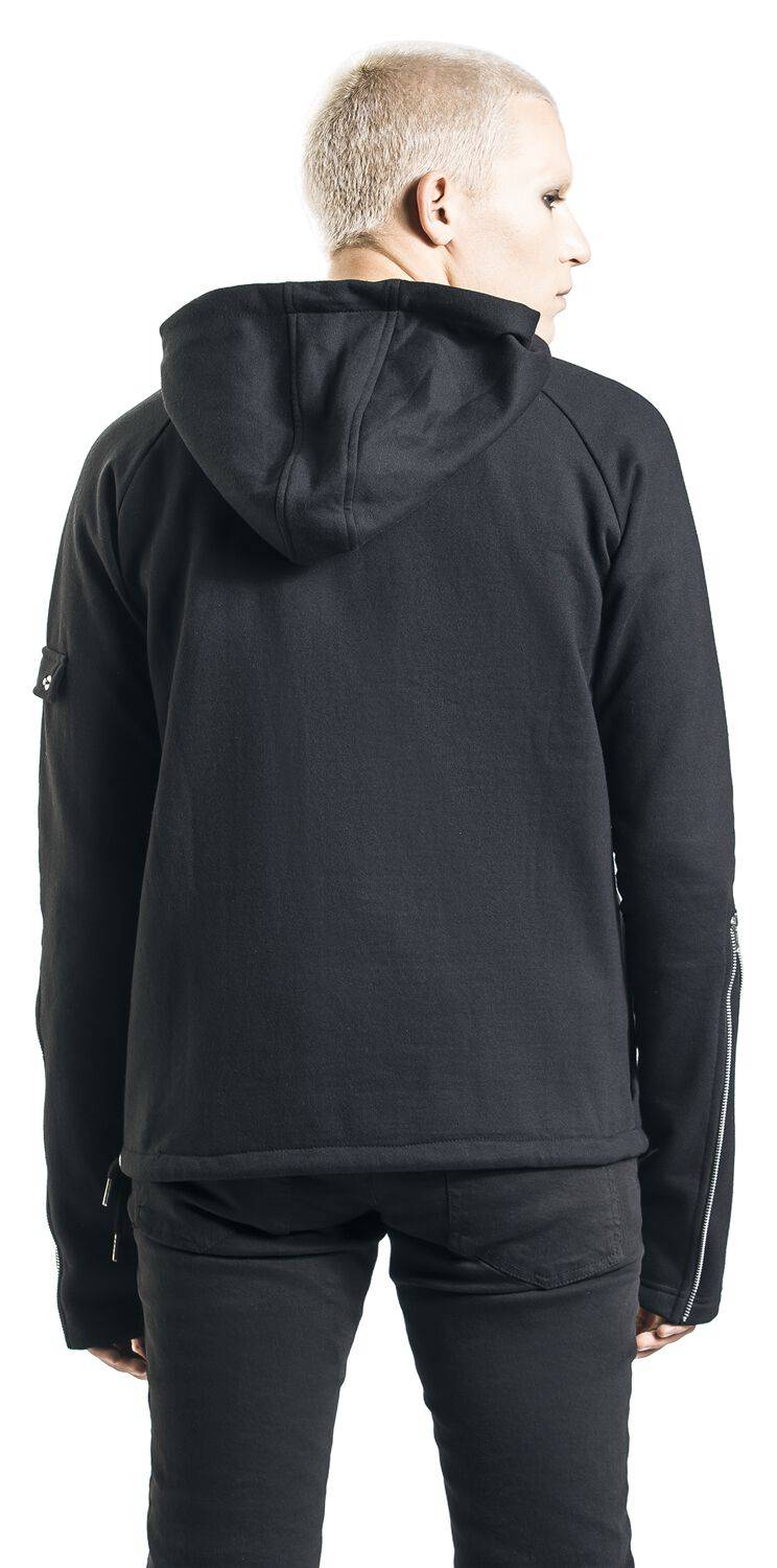 EMP "Faustus Top" Kapuzenpullover Schwarz Von Vixxsin