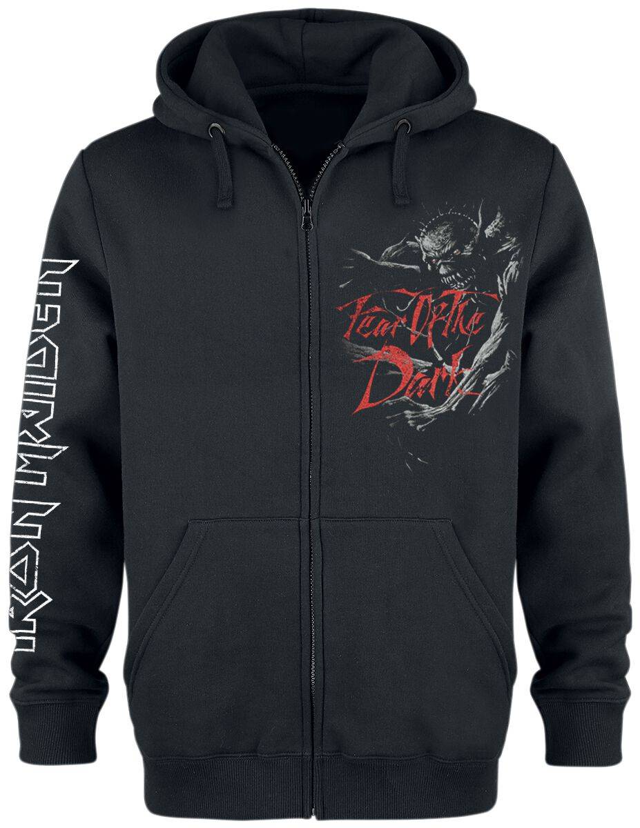 EMP "Fear Of The Dark" Kapuzenjacke schwarz von Iron Maiden