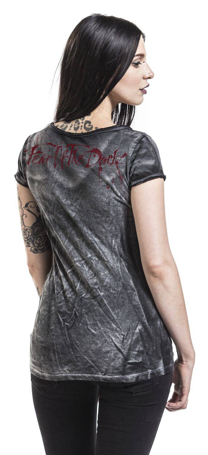 EMP "Fear Of The Dark Vintage" T-Shirt Schwarz/used Look Von Iron Maiden