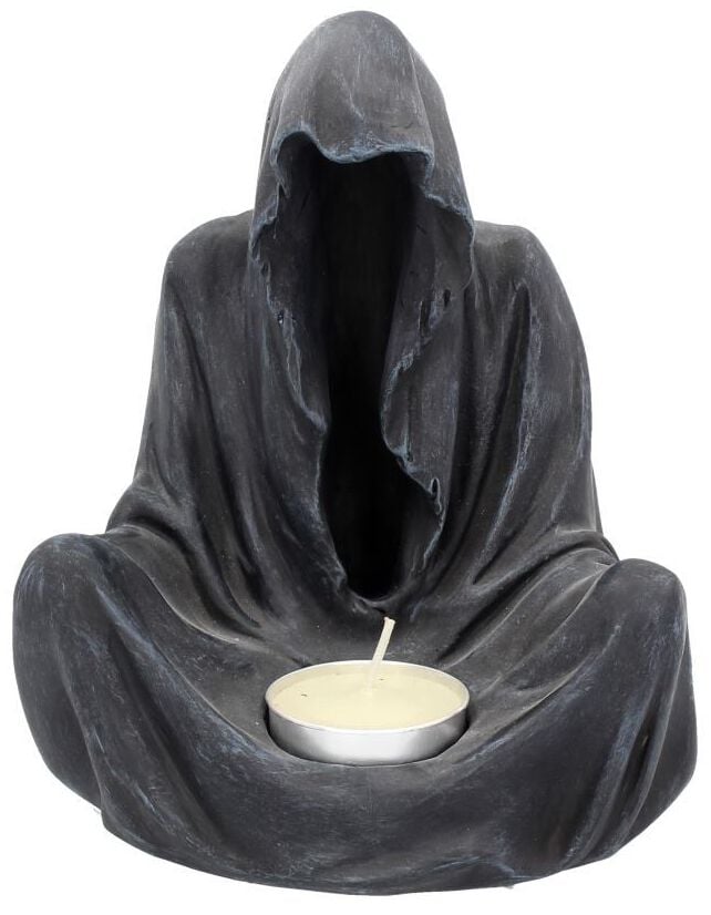 EMP "Final Flame" Kerzenständer schwarz von Nemesis Now