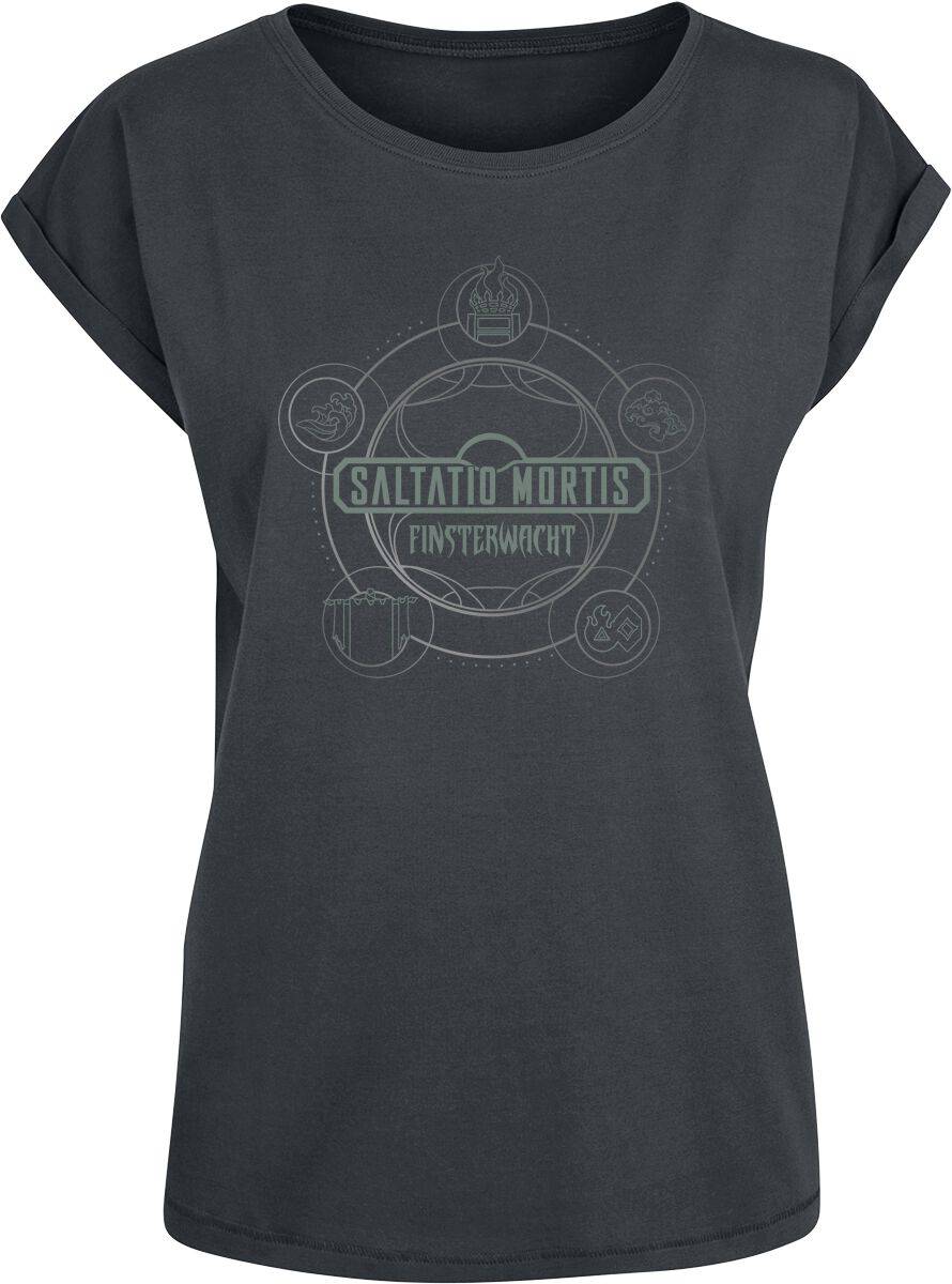 EMP "Finsterwacht Cover" T-Shirt charcoal von Saltatio Mortis
