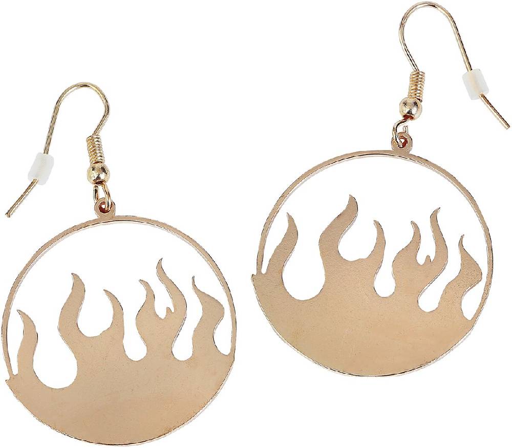 EMP "Flames" Ohrhänger goldfarben von Black Premium by EMP