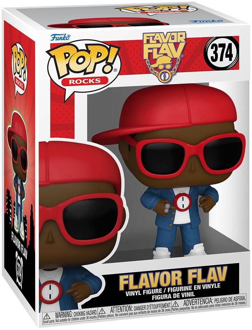 EMP "Flavor Flav Rocks! Vinyl Figur 374" Funko Pop! multicolor von Flavor Flav