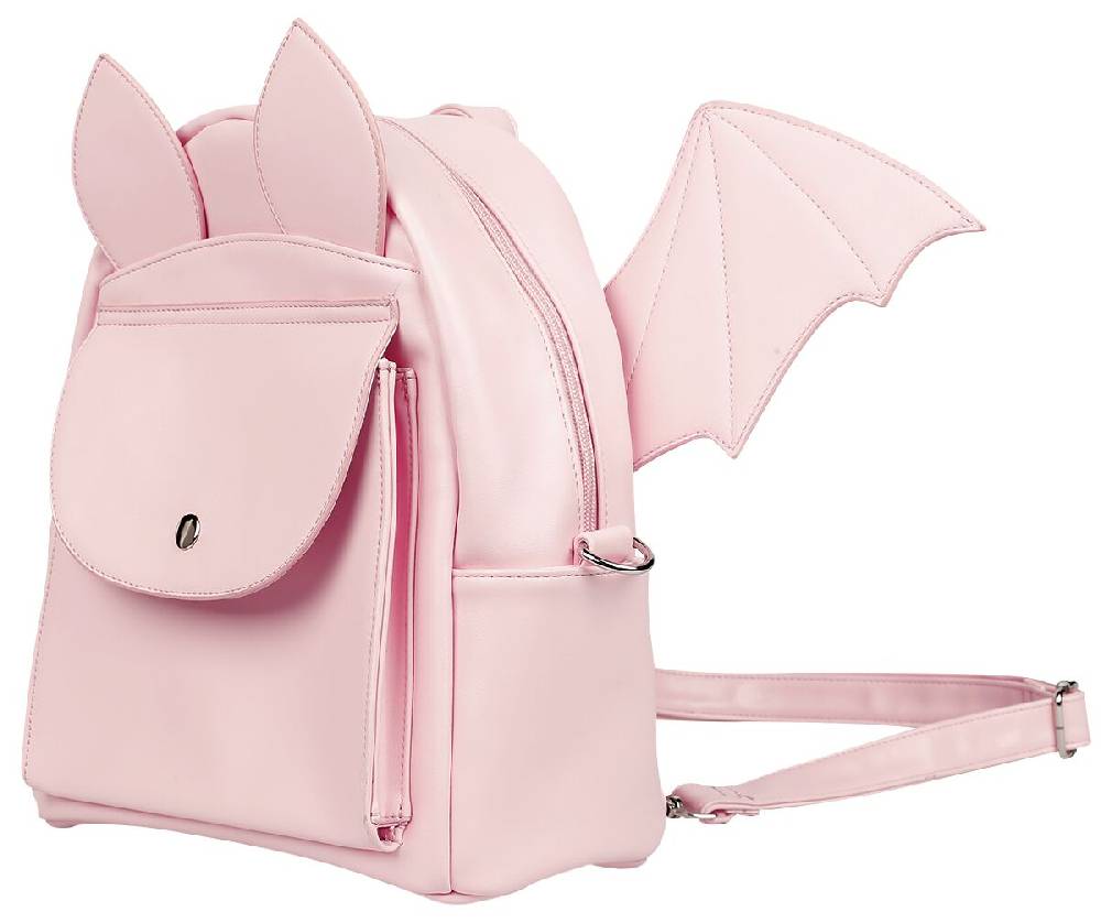 EMP "Fledermaus" Mini-Rucksack pink von Banned Alternative