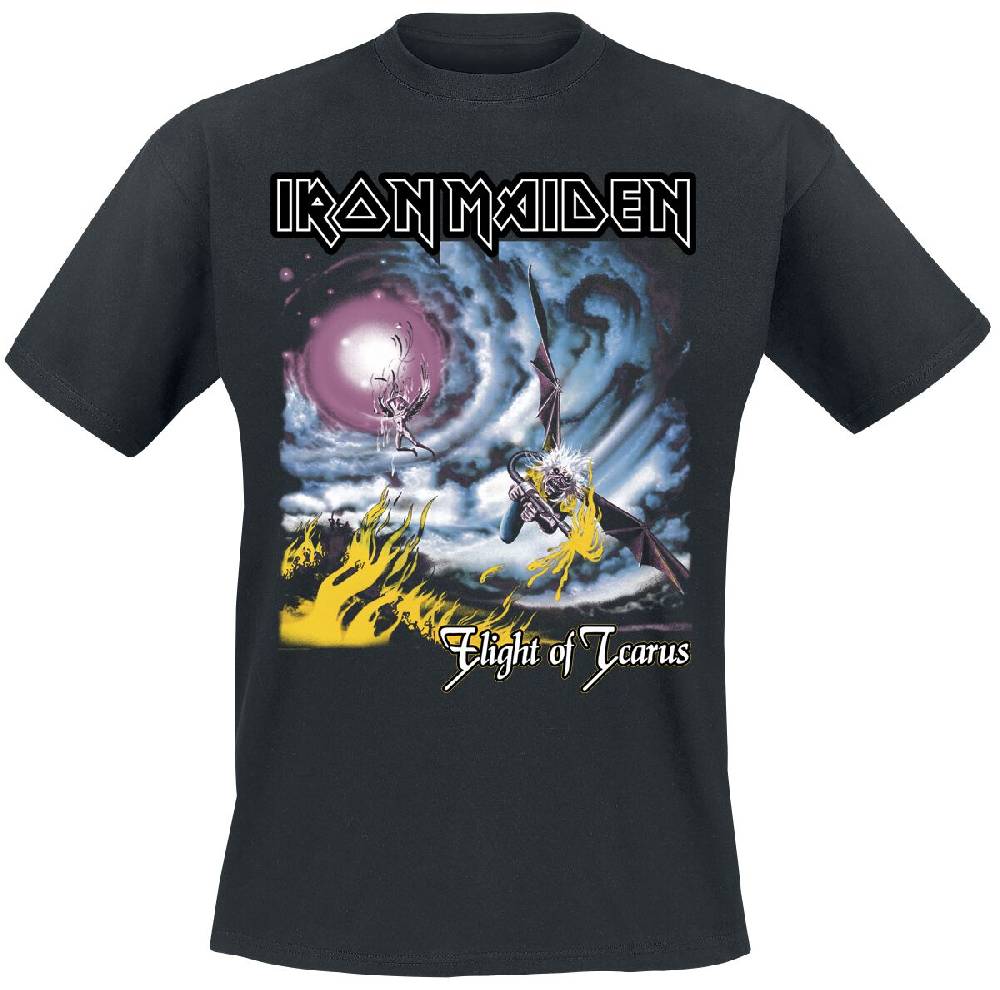 EMP "Flight Of Icarus - Four Colour" T-Shirt schwarz von Iron Maiden