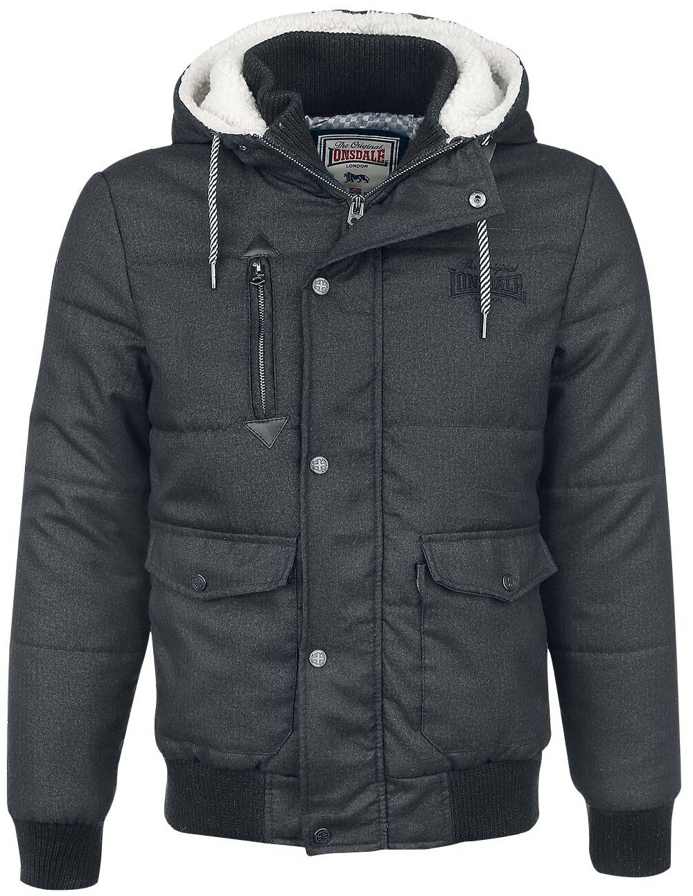 EMP "Fox Hill" Winterjacke anthrazit von Lonsdale London