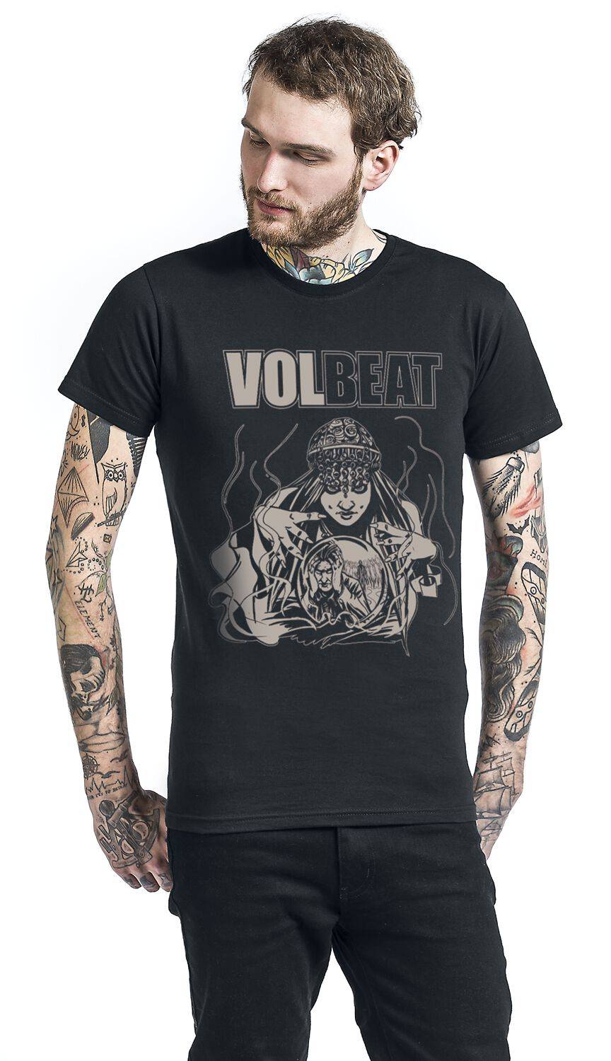EMP "Future Crystal Ball" T-Shirt Schwarz Von Volbeat