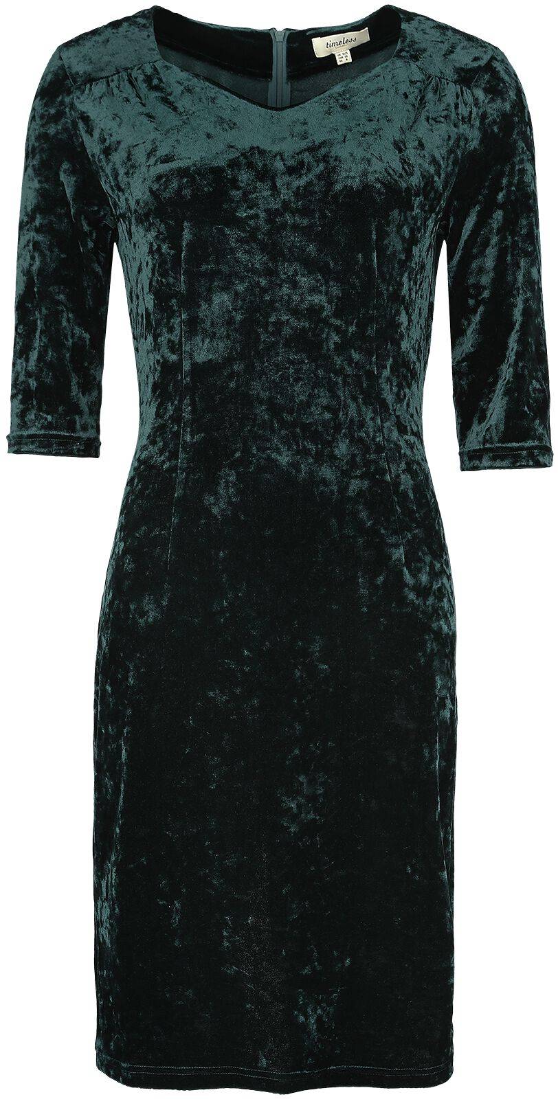 EMP "Gabby Wiggle Dress" Mittellanges Kleid grün von Timeless London